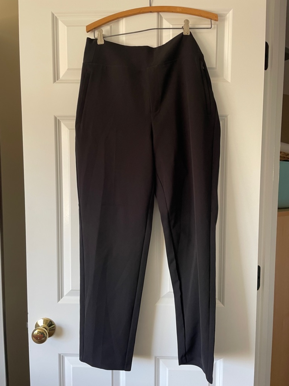 Athleta Black Slim Dress Trousers